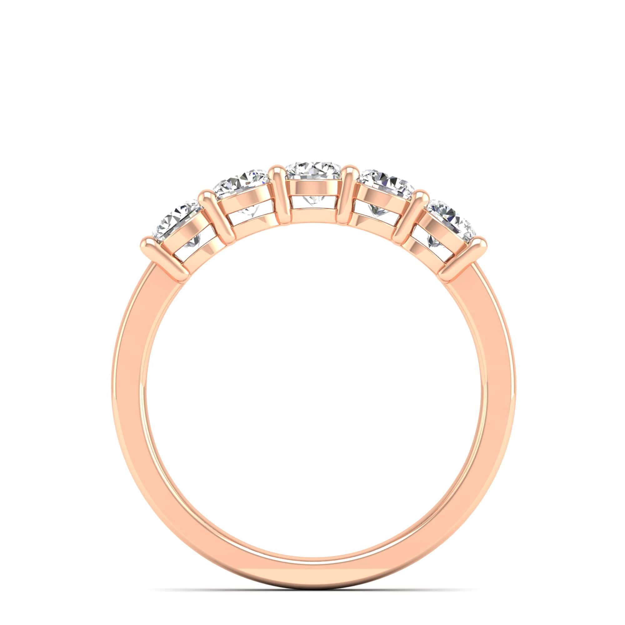 14K Rose Gold - 1.00