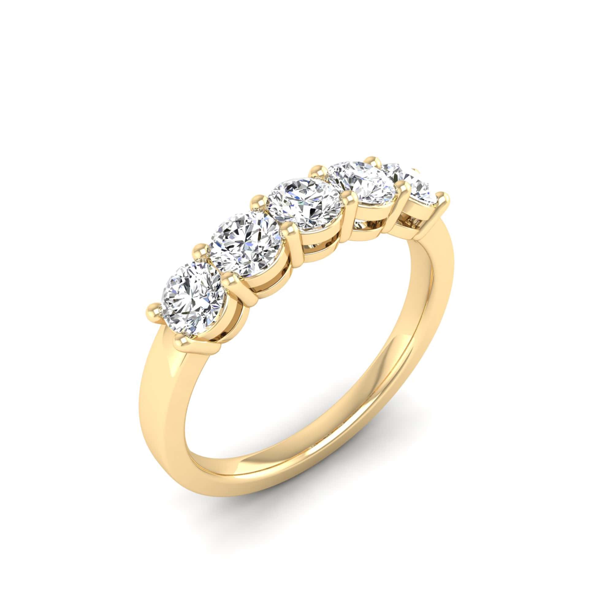 14K Yellow Gold - 1.00