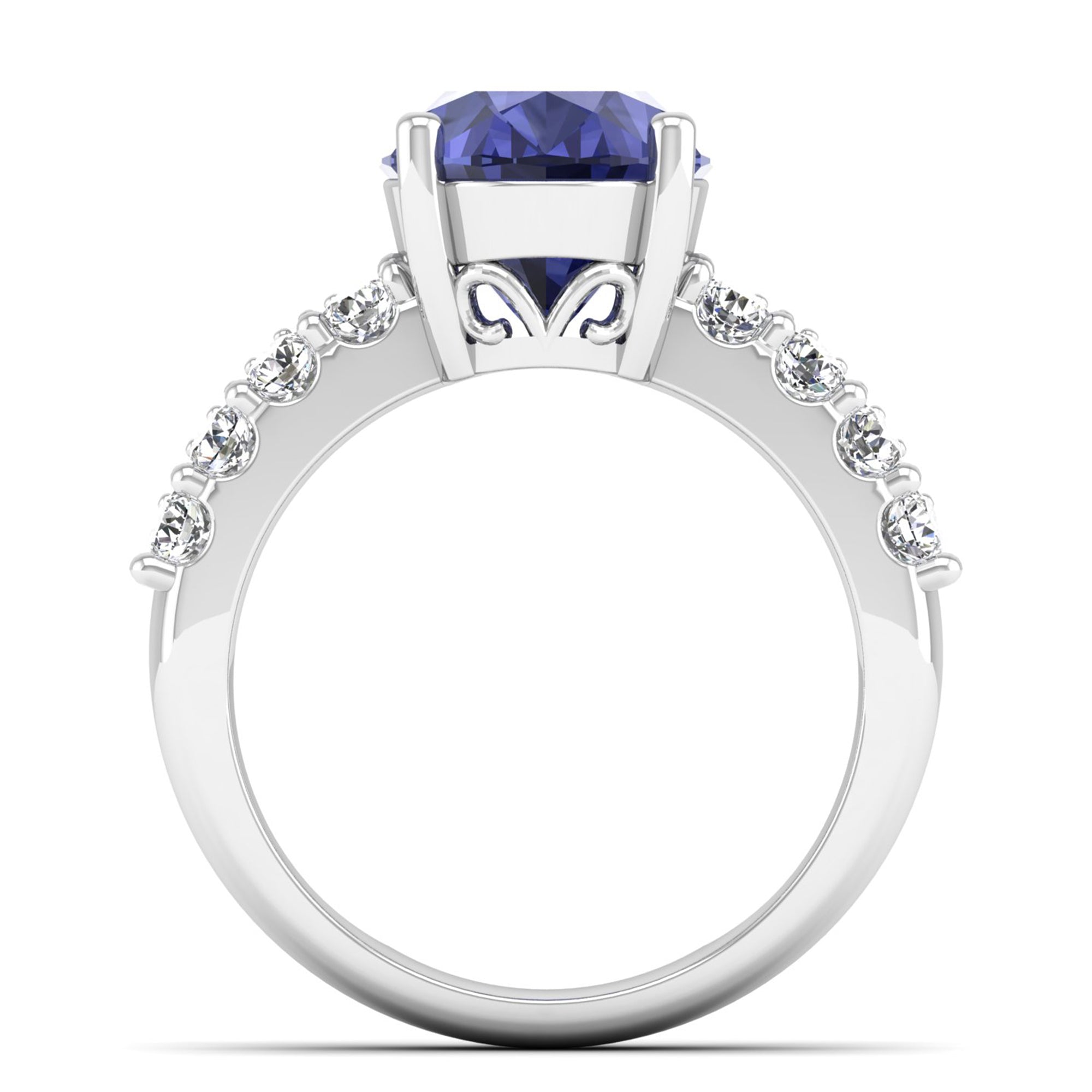 14K White Gold