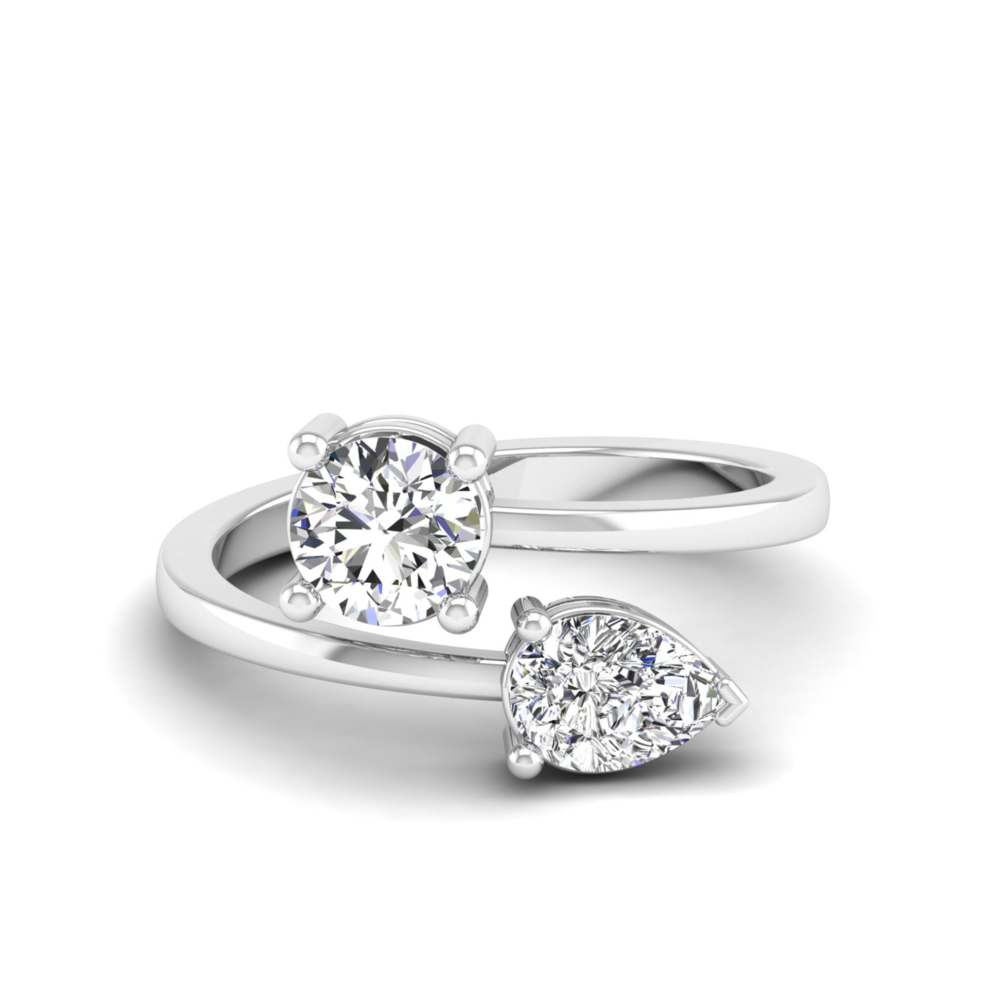 14K White Gold