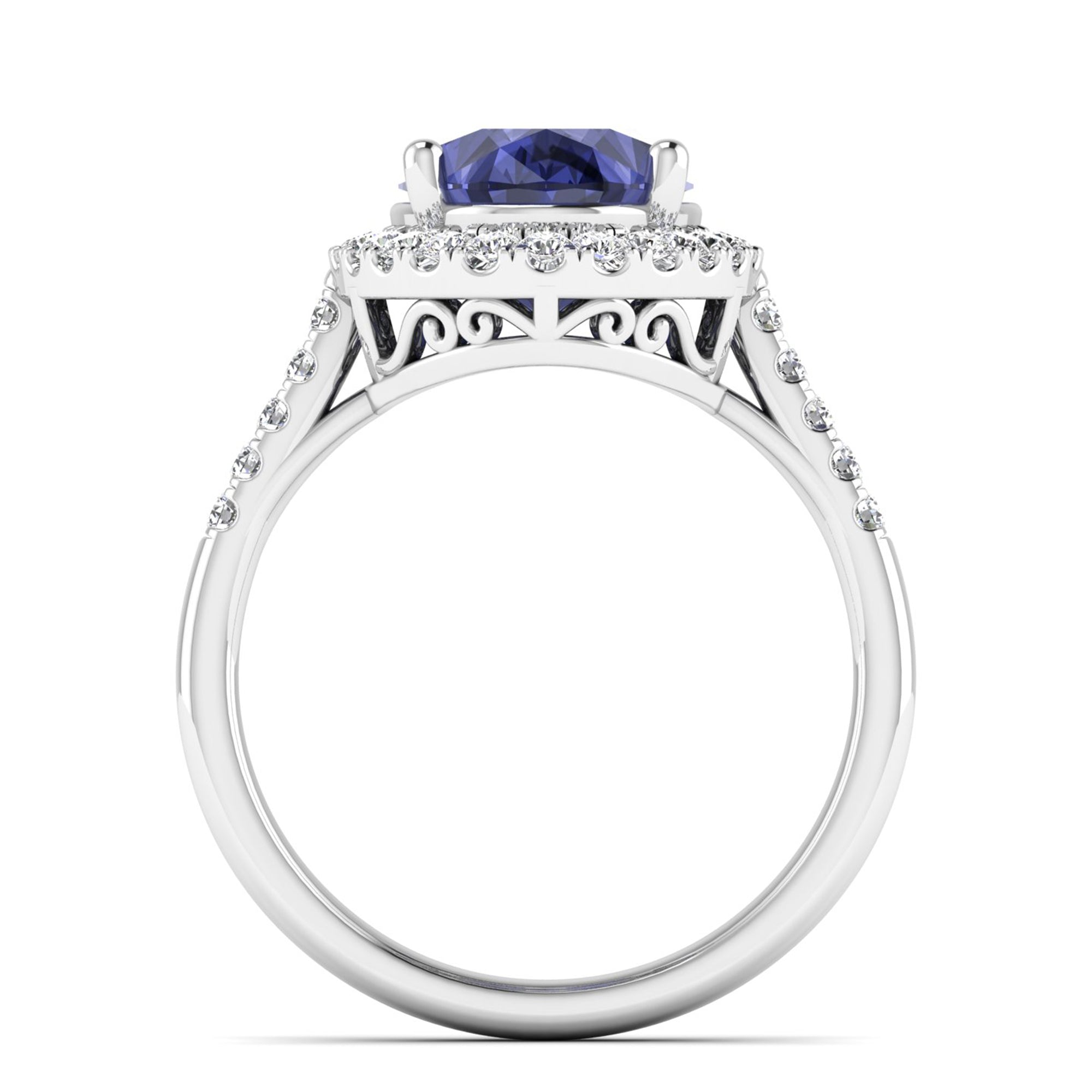 14K White Gold