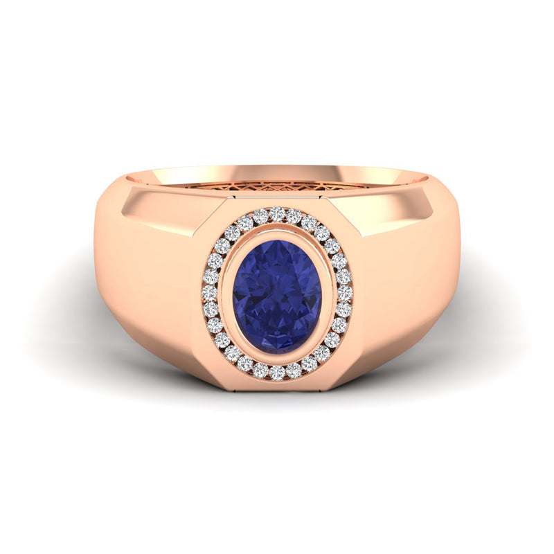 14K Rose Gold - Tanzanite