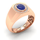 14K Rose Gold - Tanzanite