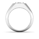 14K White Gold - Emerald