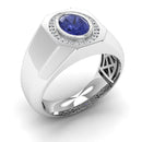 14K White Gold - Tanzanite