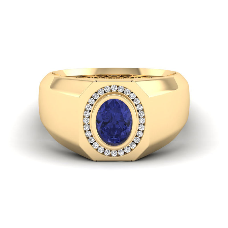 14K Yellow Gold - Tanzanite