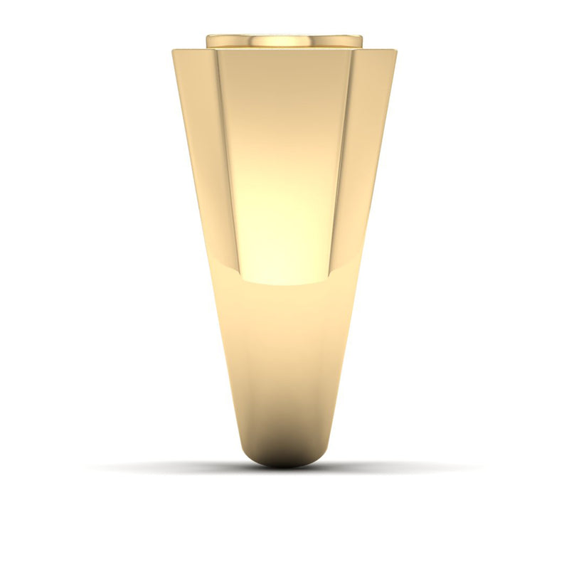 14K Yellow Gold - Emerald