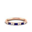 14K Rose Gold - Sapphire