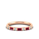 14K Rose Gold - Ruby