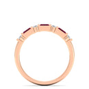 14K Rose Gold - Ruby