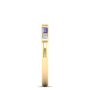 14K Yellow Gold - Sapphire