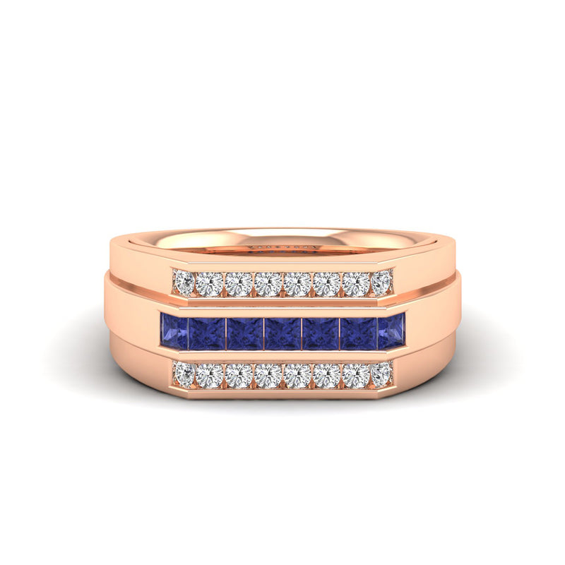 14K Rose Gold - Tanzanite