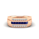 14K Rose Gold - Sapphire