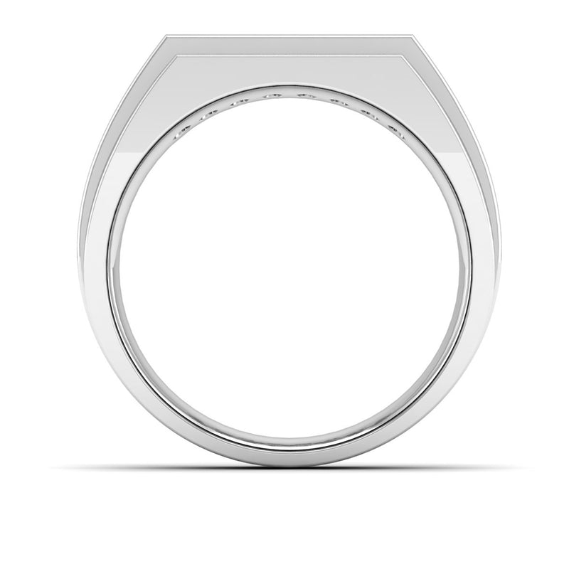 14K White Gold - Emerald