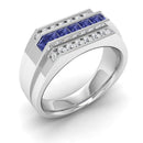 14K White Gold - Tanzanite