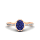14K Rose Gold - Tanzanite