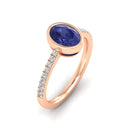 14K Rose Gold - Tanzanite