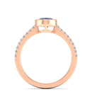 14K Rose Gold - Tanzanite