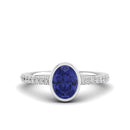 14K White Gold - Tanzanite