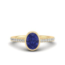 14K Yellow Gold - Tanzanite