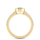 14K Yellow Gold - Tanzanite