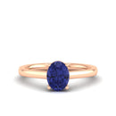 14K Rose Gold - Tanzanite