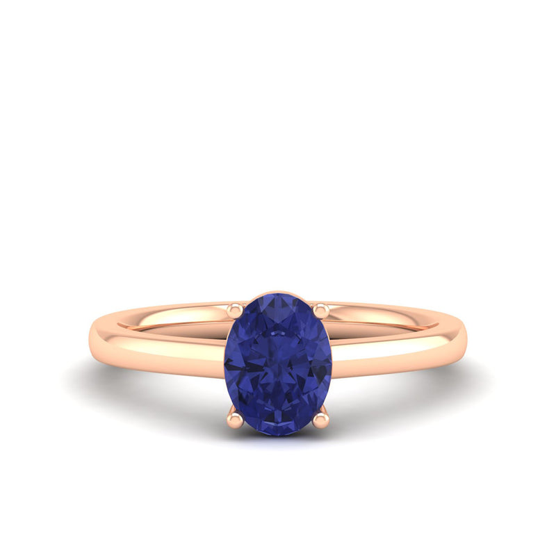 14K Rose Gold - Tanzanite