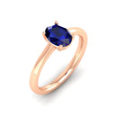 14K Rose Gold - Sapphire