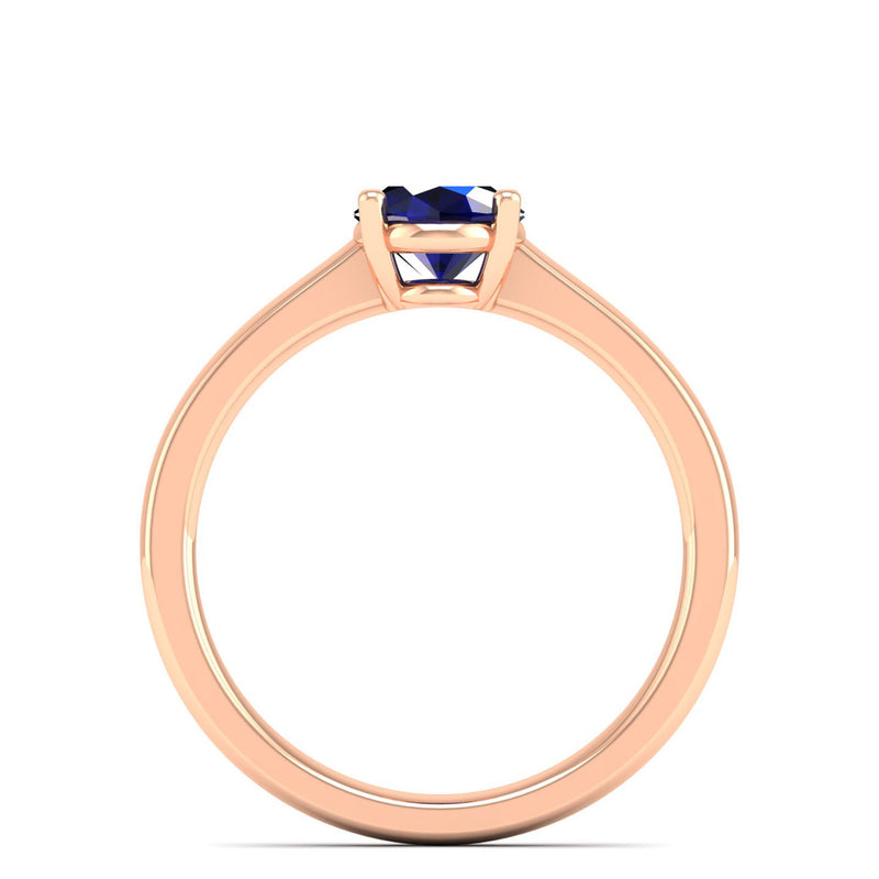 14K Rose Gold - Sapphire