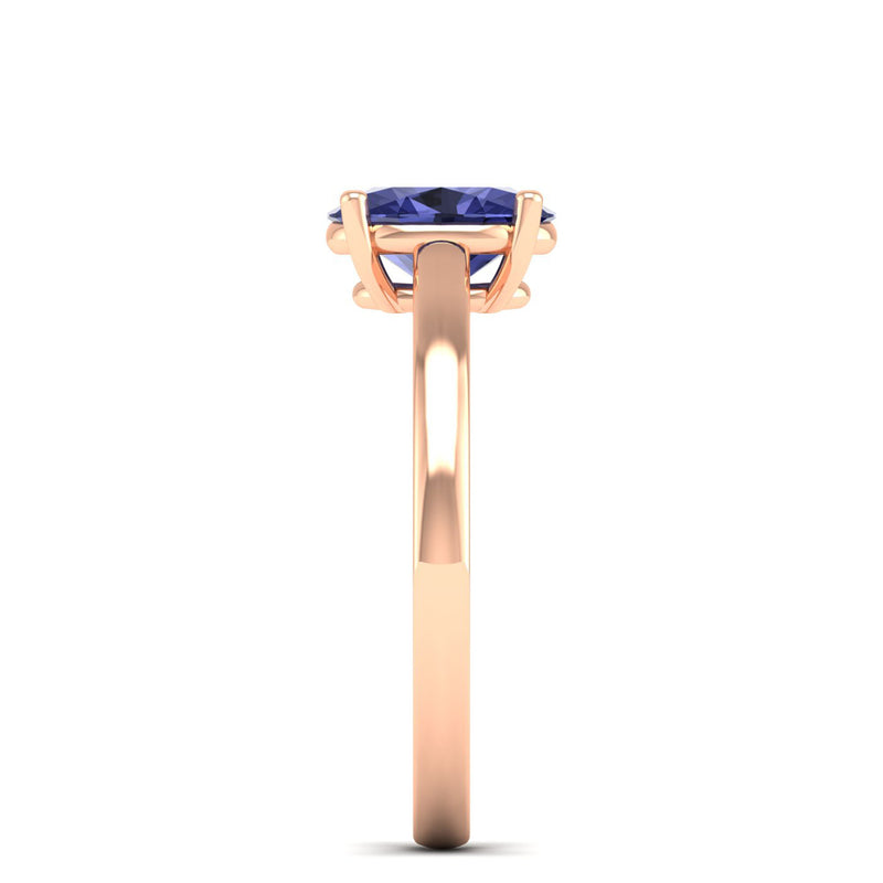 14K Rose Gold - Tanzanite