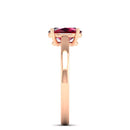 14K Rose Gold - Ruby