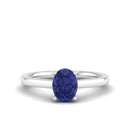 14K White Gold - Tanzanite