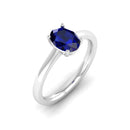 14K White Gold - Sapphire