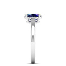 14K White Gold - Sapphire