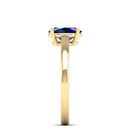 14K Yellow Gold - Sapphire