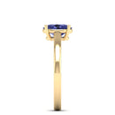 14K Yellow Gold - Tanzanite