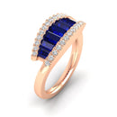 14K Rose Gold - Sapphire