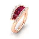 14K Rose Gold - Ruby