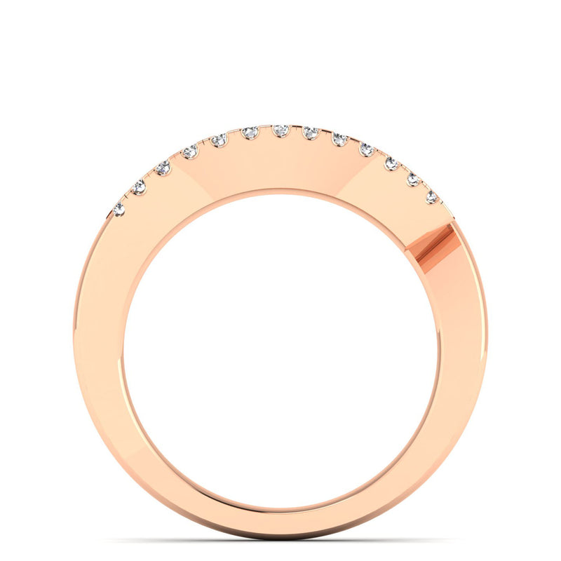 14K Rose Gold - Emerald
