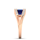 14K Rose Gold - Sapphire