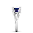 14K White Gold - Sapphire