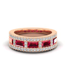 14K Rose Gold - Ruby