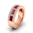 14K Rose Gold - Ruby