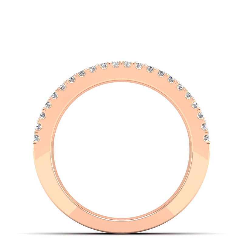 14K Rose Gold - Emerald