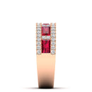 14K Rose Gold - Ruby