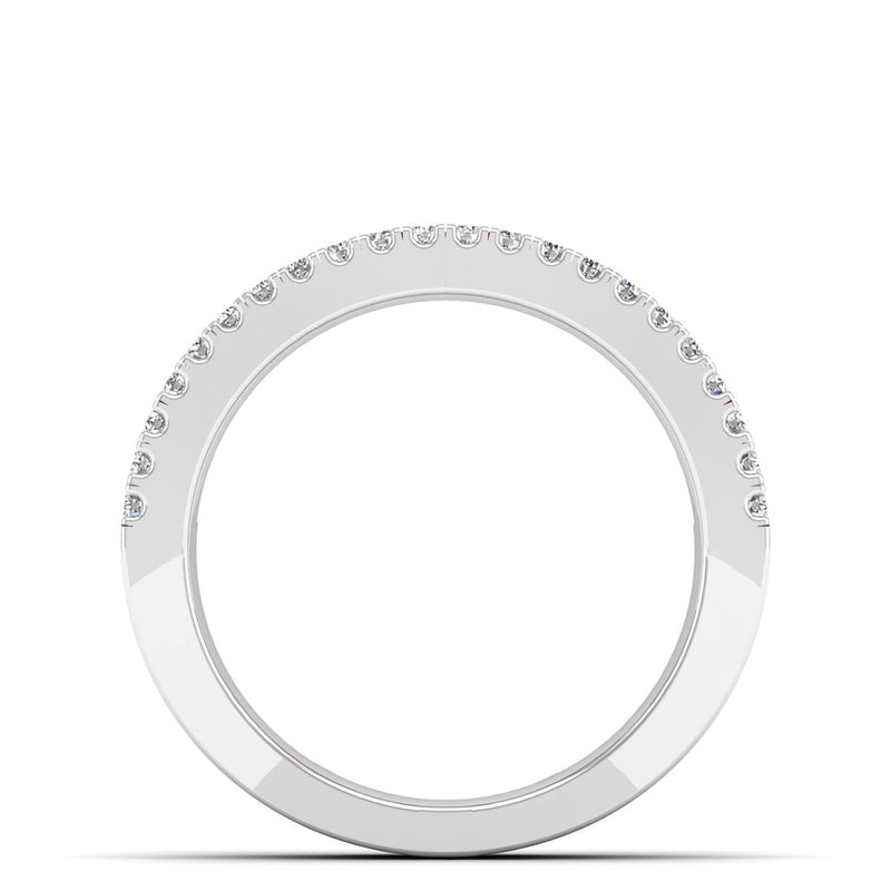 14K White Gold - Ruby