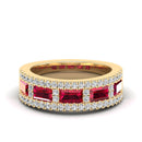 14K Yellow Gold - Ruby