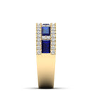 14K Yellow Gold - Sapphire