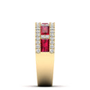 14K Yellow Gold - Ruby