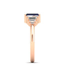 14K Rose Gold - Sapphire
